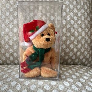 Ty 2003 Holiday Teddy Bear beanie baby.